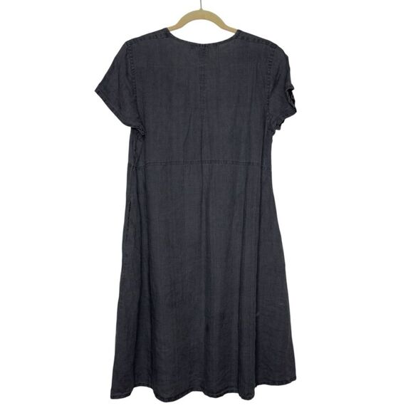 FLAX Solstice Linen Dress With Pockets - Size Small - Picture 5 of 8